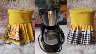capa de cafeteira em tecido  fácil
