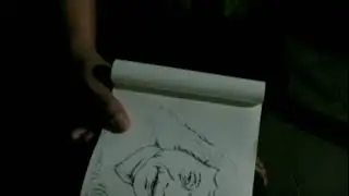 Belajar sketsa Alm. Pakdhe didi kempot menggunakan bolpoint (speed drawing)