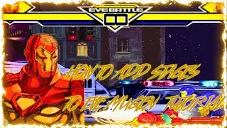 how to add stages to EVE Mugen mugen tutorial