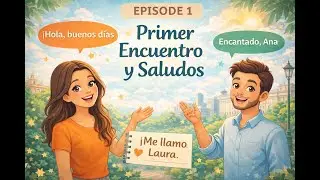 Episode 1: Spanish Listening Practice (A1&ndash;B1) Encuentro y Saludos | Relaxing After Work