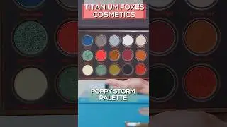 TITANIUM FOXES Cosmetics - POPPY STORM Eyeshadow Palette - Look 2 🔥