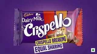 Cadbury Dairy Milk Crispello | Crispello Breaking, Equal Sharing | 6 seconds | English