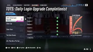FIFA 23- Milestones Objectives (TOTS Daily Login Upgrade Completionist) Reward #969 (PS5)