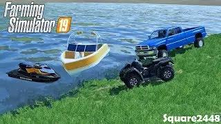 Покупка квадроцикла | Работа во дворе | Высадка лодок на озеро | Домовладелец | Farming Simulator 19