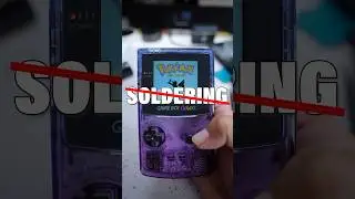 The EASIEST GameBoy Color Screen Mod! #gameboy #gameboycolor #retrogaming #nintendo