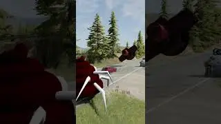 Cars vs Deadly Steel Bollards 💀 &ndash; BeamNG Drive