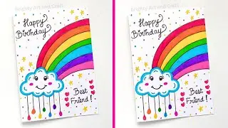 Easy Beautiful Birthday Card Ideas | Birthday Greeting Card | How to Make Cute Birthday Card | DIY