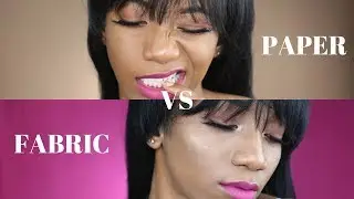 PAPER VS FABRIC BACKDROPS COMPARISON FOR YOUTUBE VIDEOS (DEMO) | ANNESHA ADAMS