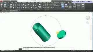 #AutoCAD TUTORIAL 2018   PLASTIC CYLINDERICAL CAN