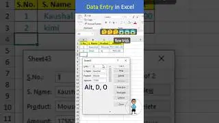 Date Entry in Excel new trick😱😱  #shorts #ytshorts #trendingshorts#exceltips #careerpluscomputertech