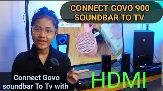 How To Connect Govo Gosurround 900 To Tv With HDMI Wire - [English] | Connect govo Speaker to tv