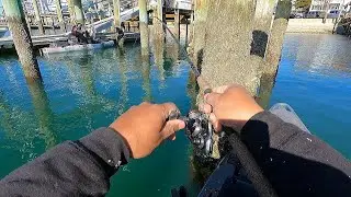 Как поймать морского окуня с байдарки!!! В стиле Северной Каролины!!!