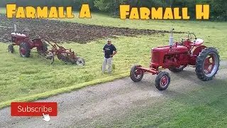 Farmall A и Farmall H в командной работе по вспашке