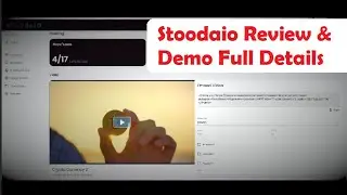 Stoodaio Artificial Intelligence Video Creation, Hosting, Publishing App Demo Video