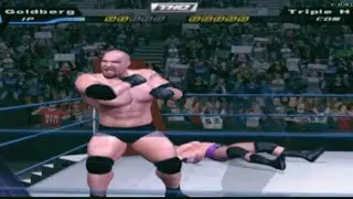 Goldberg vs Triple H (TLC) ll Best Moves ! WWE PS2 LOVERS
