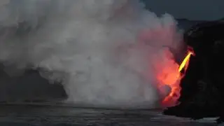 Kamokuna Bench Collapse at Hawaii Volcanoes National Park