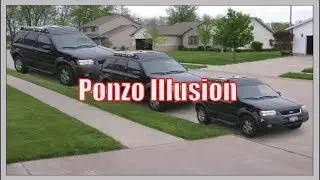 Parked Cars Optical Illusion (Ponzo Illusion Variation)
