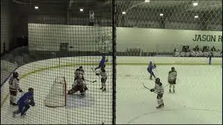 Jason Diamond Becker Hawks Goal 1 Vs FPU Slow Mo and Zoom 2021-02-06