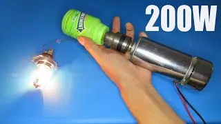 How to make 200W Generator | DIY Dynamo generator 12V DC
