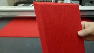 Precision Cutting PET Acoustic Panels with JWEI Digital Cutter
