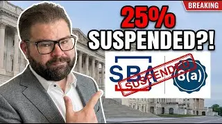 Why the SBA Just Suspended Nearly 25% of the 8(a) Program