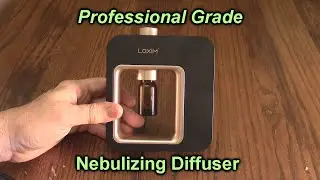 Professional Grade Nebulizing Diffuser for Essential Oils LOXIM Rechargeable - Black & Gold REVIEW