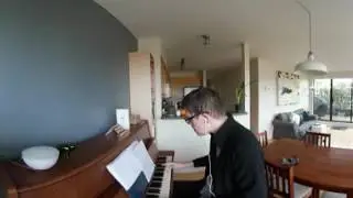 Clarity by Zedd featuring Foxes - Geoff Peters vocal and piano cover Oct 25 2016