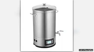 SucceBuy Electric Brewing System 8 GALLON Brewing Stock Pot AllinOne Home Beer Brewer 304