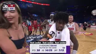 Kendric Davis post-game interview Perth Wildcats  - Round 12, NBL26