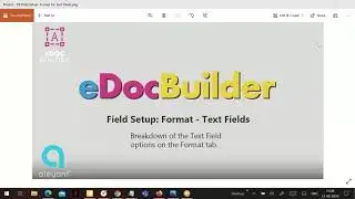 ID Field Setup Format for Text Fields