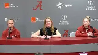UNC Post Meet: Coach Johnston, Rachel Rybicki & Lilly Hudson
