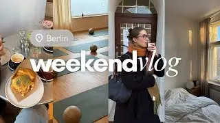 Spend the weekend with me in berlin 🥑🧺 comfort food, pilates mit den girls & deep clean // vlog