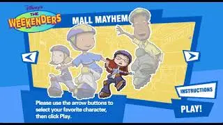 Disney's The Weekenders: Mall Mayhem (Shockwave Game) Gameplay