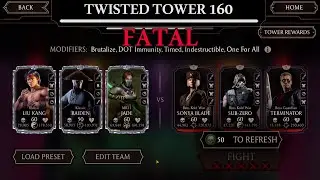 MK Mobile Twisted Tower Fatal 160 Made me Rage Quit