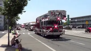 MSFA Fire Parade Westminster Municipal Band on the march OC 2014 Parada Straży Poż USA  ork dęta