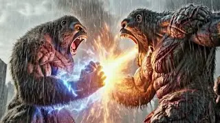 Legendary Battles of Godzilla & Kong Dragon King fights with robots