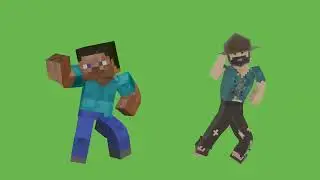 Walter and Steve Dancing See Tinh | Survivalcraft 2 Minecraft