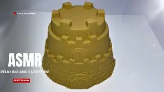 What Happens When You Cut Sand castle? (Surprising Experiment)