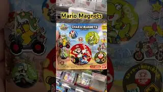 Newest Mario Magnets #mario #bandai #japan
