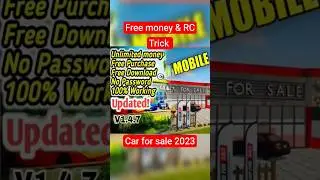 how to get cash & RC free trick car for sale simulator 2023 #carforsalesimulator2023 #freemoney