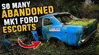 Кладбище брошенных автомобилей Ford Escort MK1