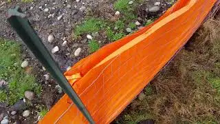 Construction Erosion Control Inspection of a Former Staging Area