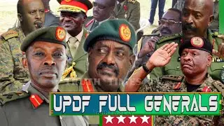 who are the 12  UPDF remaining full Generals