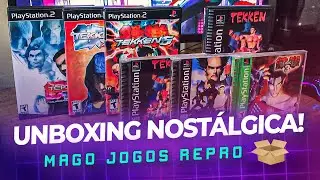 Completei minha cole&ccedil;&atilde;o de Tekken do PS1 e PS2 (Unboxing Nost&aacute;lgica)