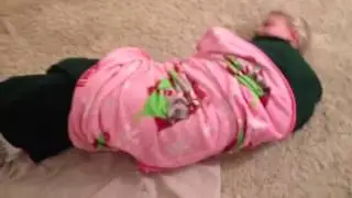 Human burrito girl without ketchup or mustard with a crazy