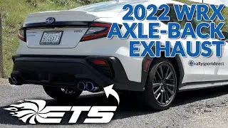 Обзор выхлопной системы WRX ETS Axleback 2022 года