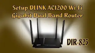 How to Setup Internet DLINK AC1200 Wifi Gigabit Router (DIR-825)
