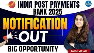 India Post Payments Bank 2025 Notification Out! | Big Opportunity for All Aspirants 💼