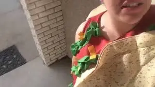 Walking around in a taco costume |CarafeTea