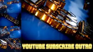 Elegant 3D YouTube Subscribe - no Text Outro template, Free Download